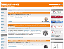 Tablet Screenshot of barrapunto.com