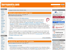 Tablet Screenshot of debian.barrapunto.com
