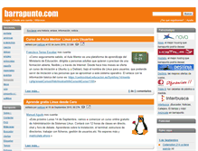 Tablet Screenshot of formacion.barrapunto.com