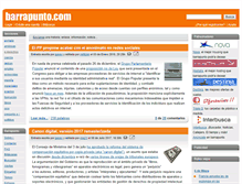 Tablet Screenshot of ciberderechos.barrapunto.com